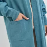 0393 кардиган бирюзовый (7)